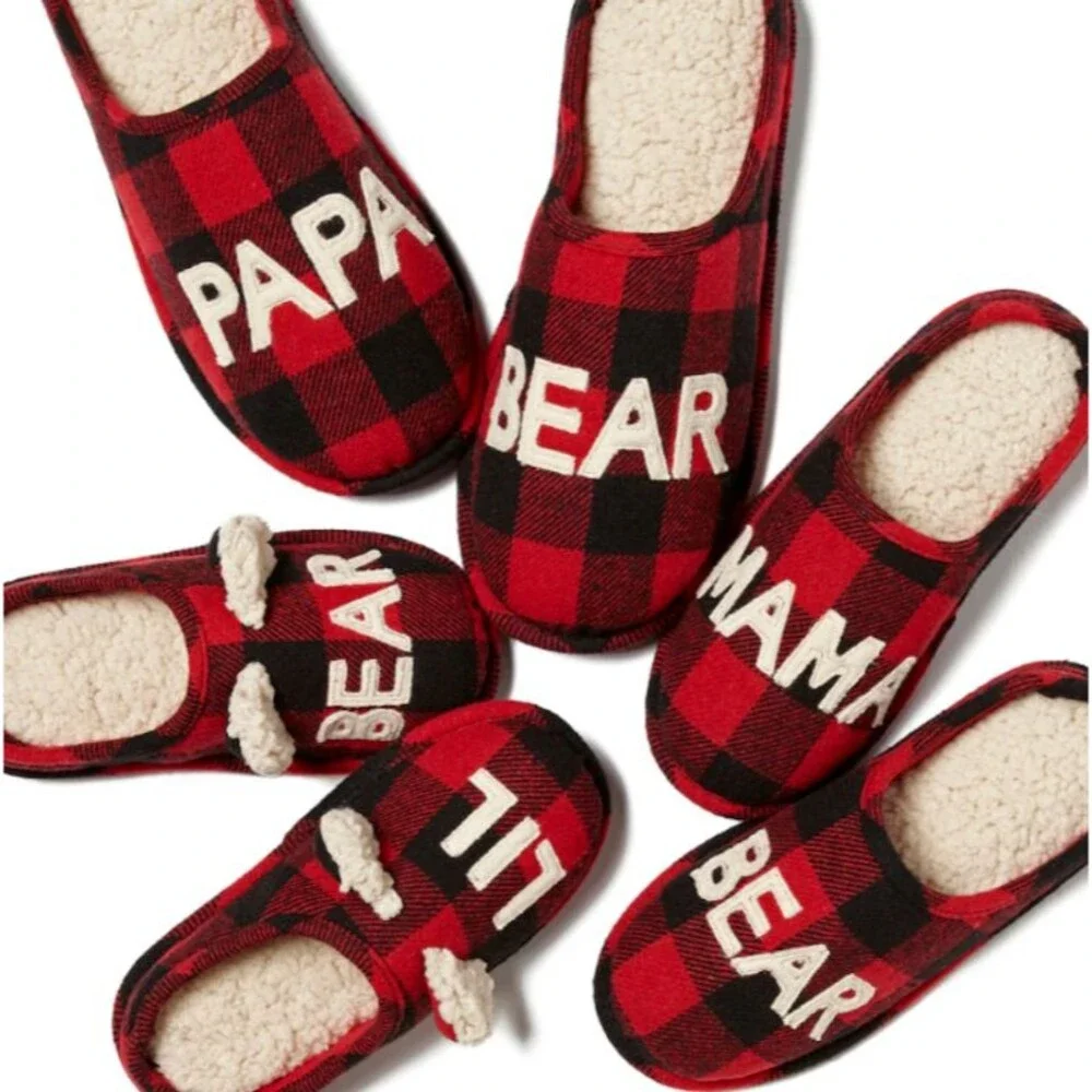 Dearfoams Unisex Infant Baby NWT Cozy Sherpa Baby Bear Slippers Booties
